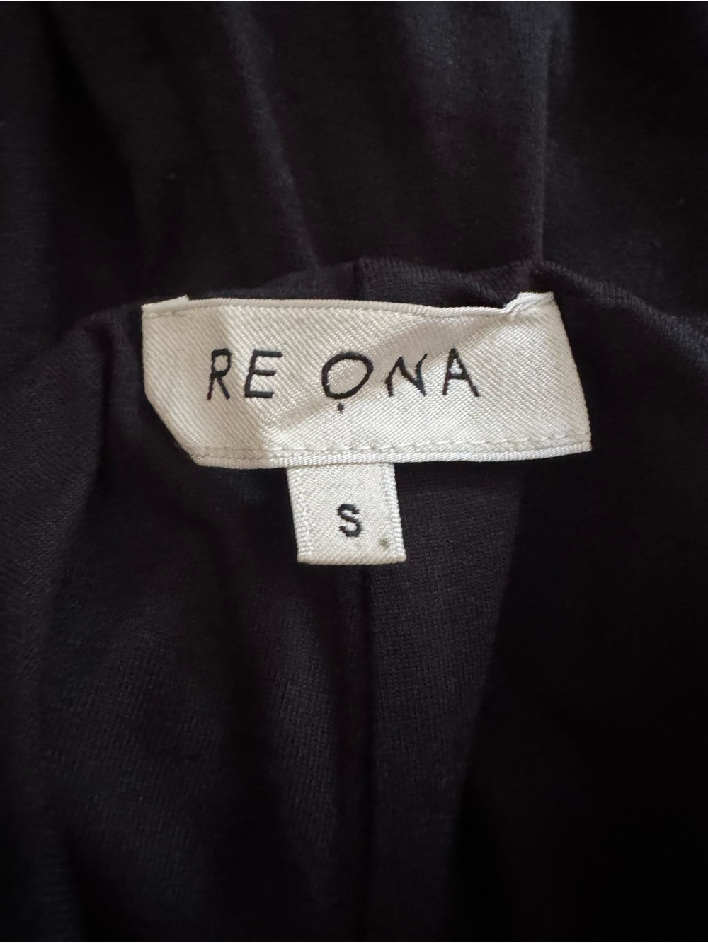 Re Ona Black High-Rise Leggings